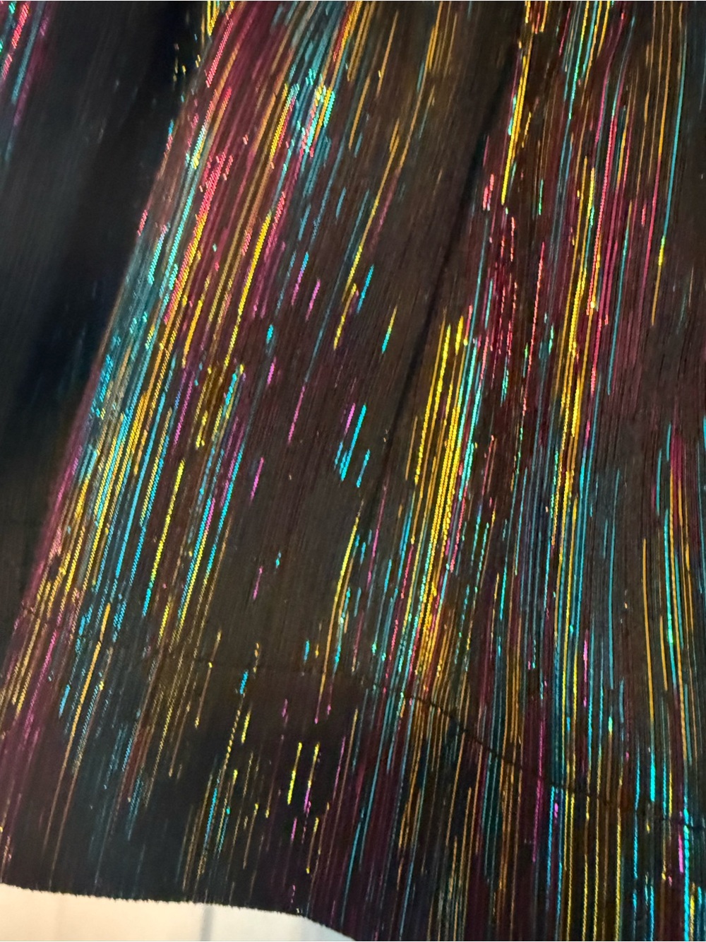 👑✨ Queen of Sparkles Multicolor Shimmer Shorts | Size Large | NWOT - Picture 2 of 6